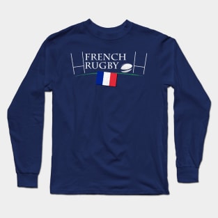 France Rugby French Flag Long Sleeve T-Shirt